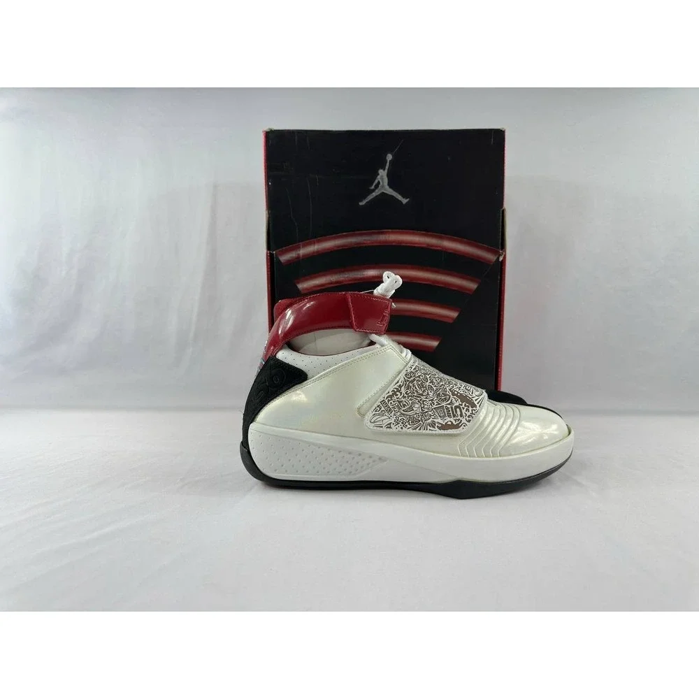 Nike Air Jordan 20 OG 'White Varsity Red' 2005 Men's 310455-161 Size 12